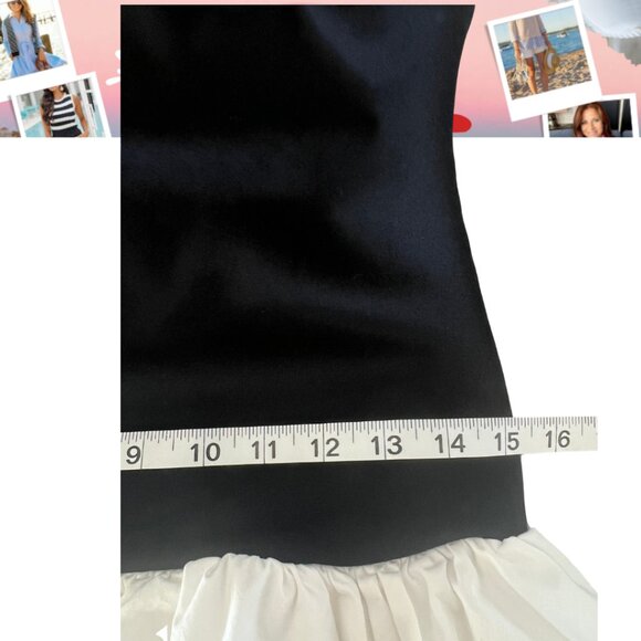 Camila Coelho Black Strapless Bubble Hem Mini Dress - Size M - Pre-owned Like Ne - Picture 7 of 11